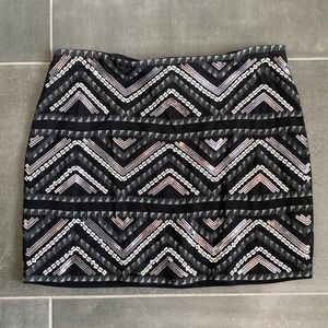 Sequin mini-skirt
